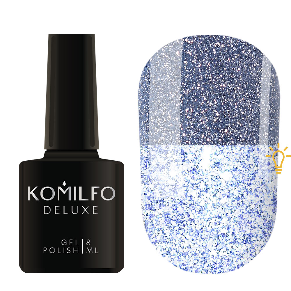 Komilfo Luminous Collection L003 (blue, reflective), 8 ml