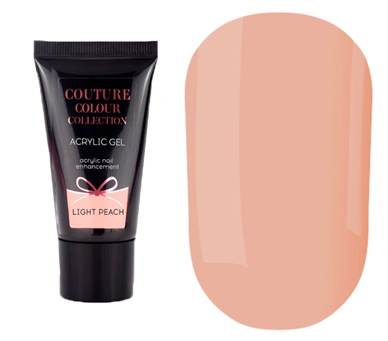 COUTURE Color Acrylic Gel - Light Peach, 30 ml
