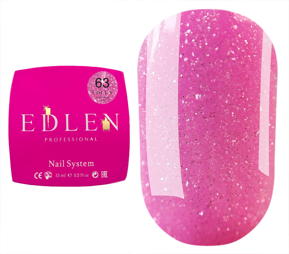 Edlen Гель для ногтей Builder gel Flash 63, 15 мл