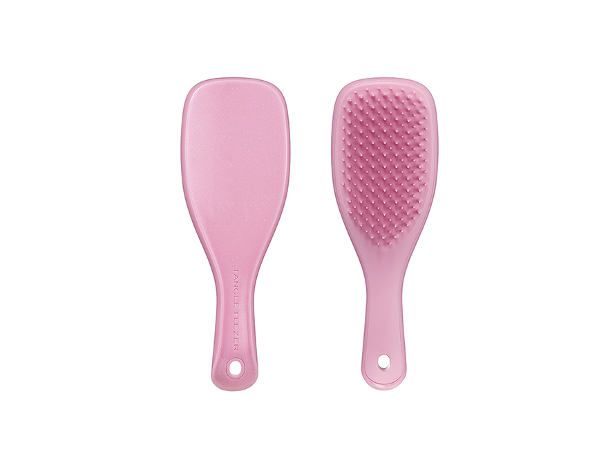 Tangle Teezer Hairbrush The Wet Detangler Mini Baby Pink Sparkle