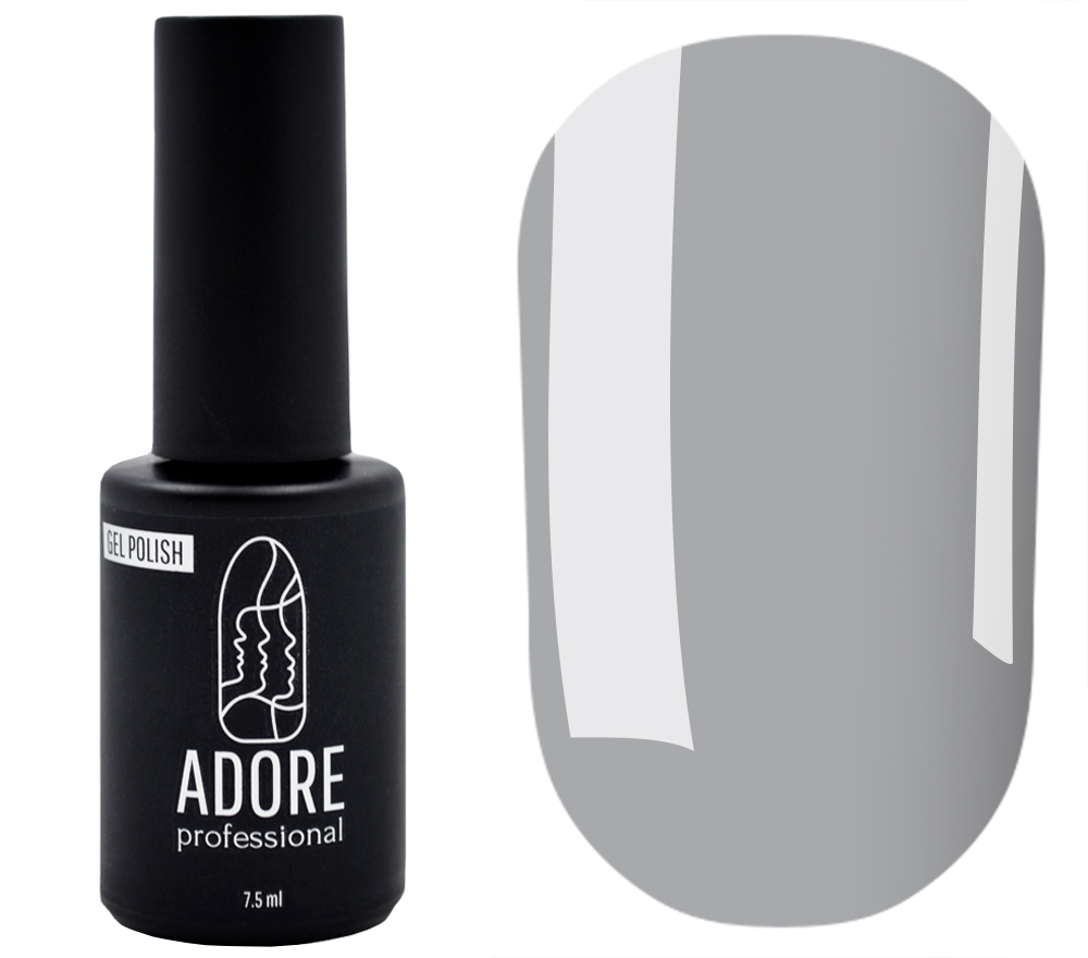 Гель-лак ADORE Professional №470 (светло-серый с голубым оттенком, эмаль), 7,5 мл