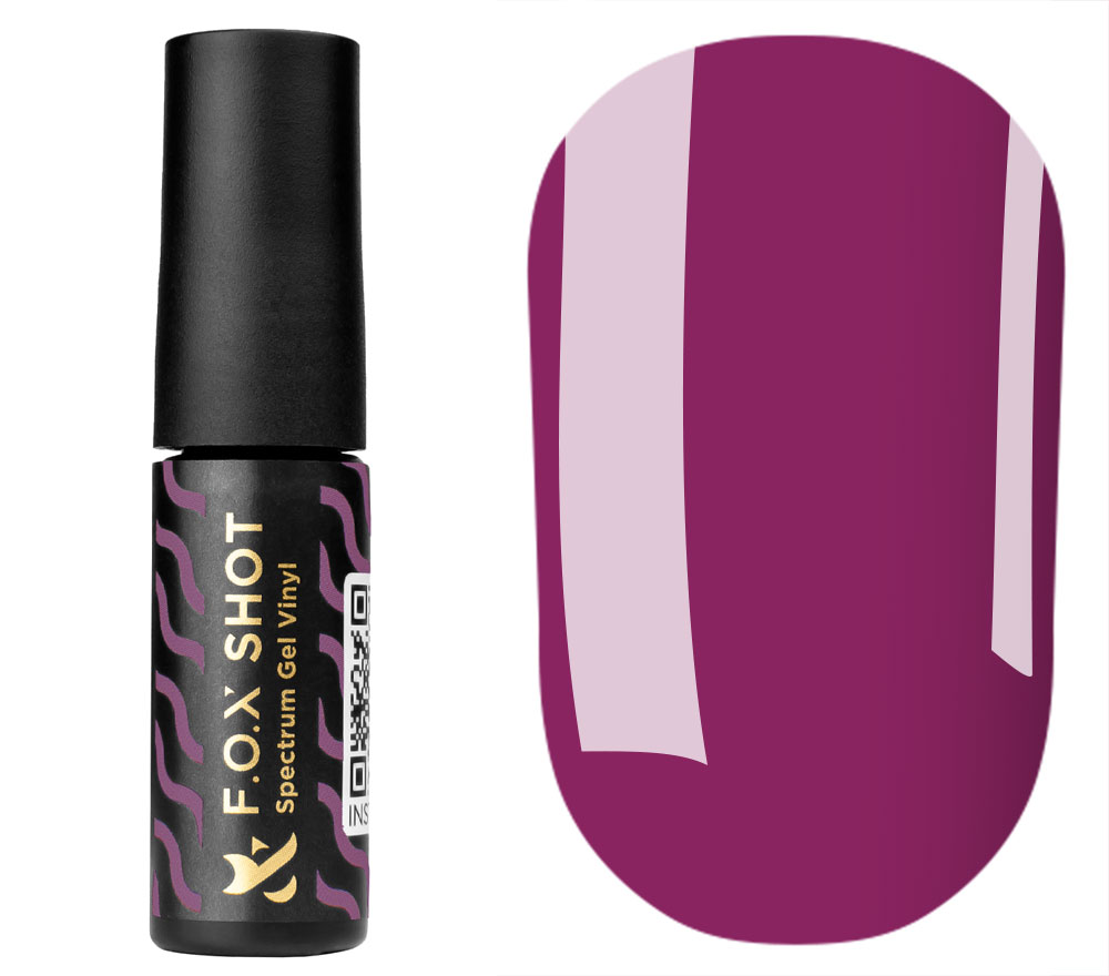 FOX SHOT Spectrum gel varnish No. 029 (light purple, enamel), 5 ml