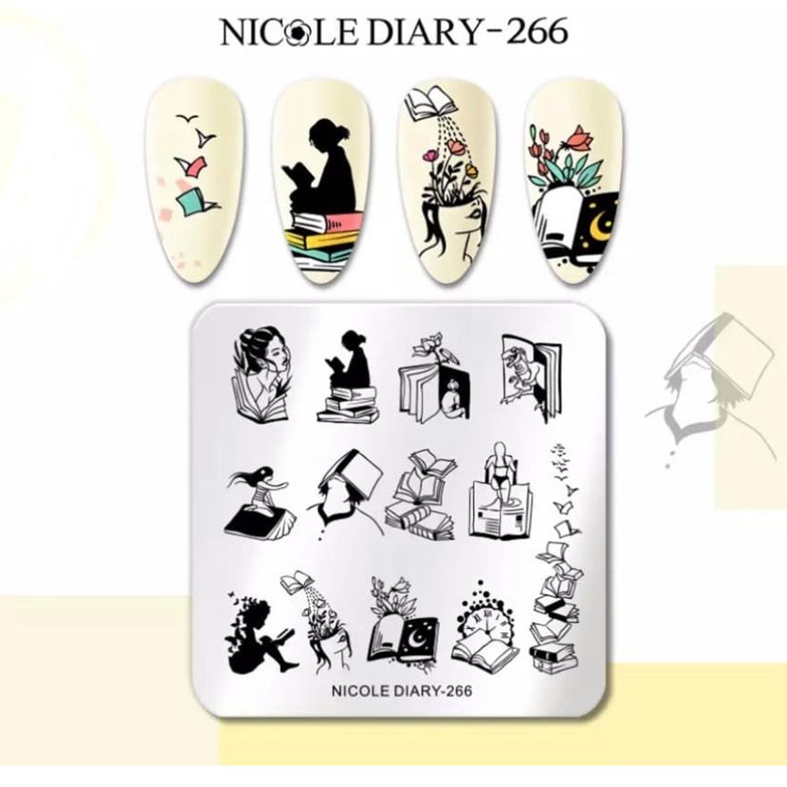 Nicole Diary Пластина для стемпинга Мини 266
