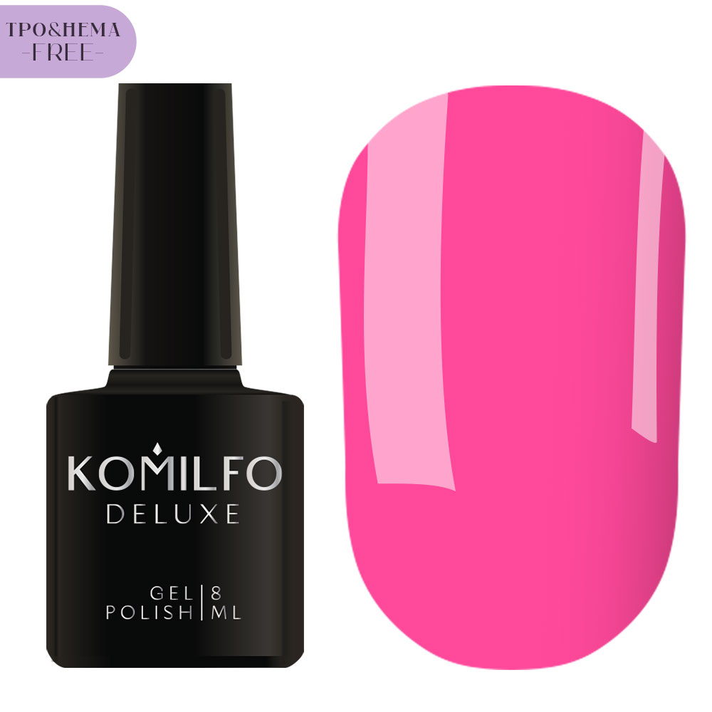 Gel varnish Komilfo DeLuxe Termo C003 (light brown, when heated - bright light green), 8 ml