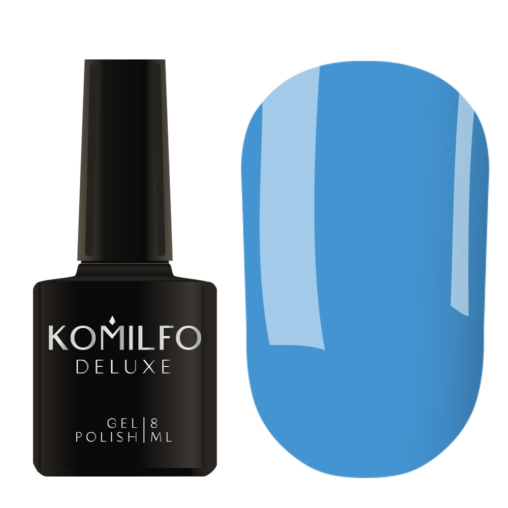 Komilfo Kaleidoscopic Collection K016 (blue, neon), 8 ml.