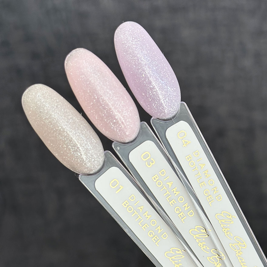 ELISE BRAUN DIAMOND BOTTLE GEL Гель для нігтів №01, 10 мл