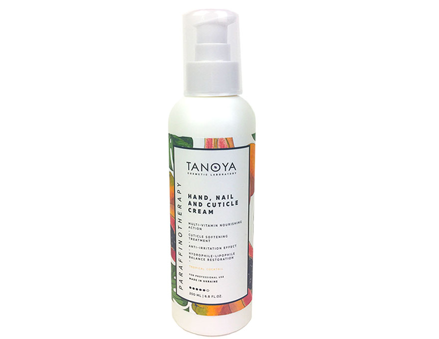 Tanoya Hand, Nail & Cuticle Cream, Tropical Cocktail, 200 ml