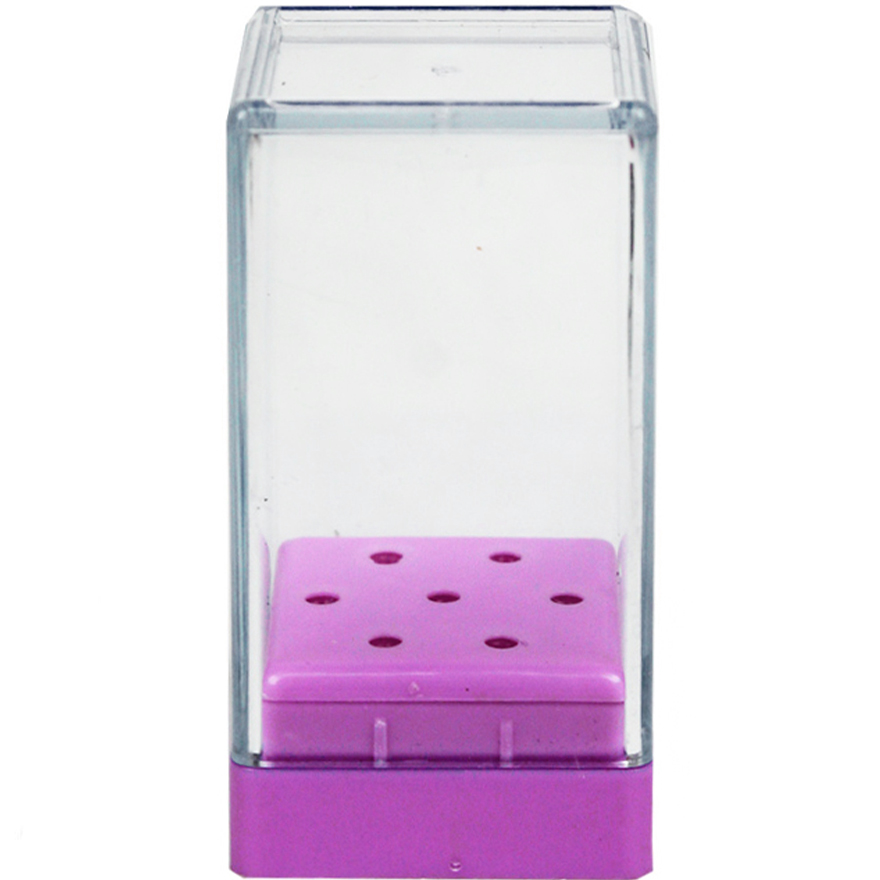 Box for cutters with a lid for 7 pcs, purple