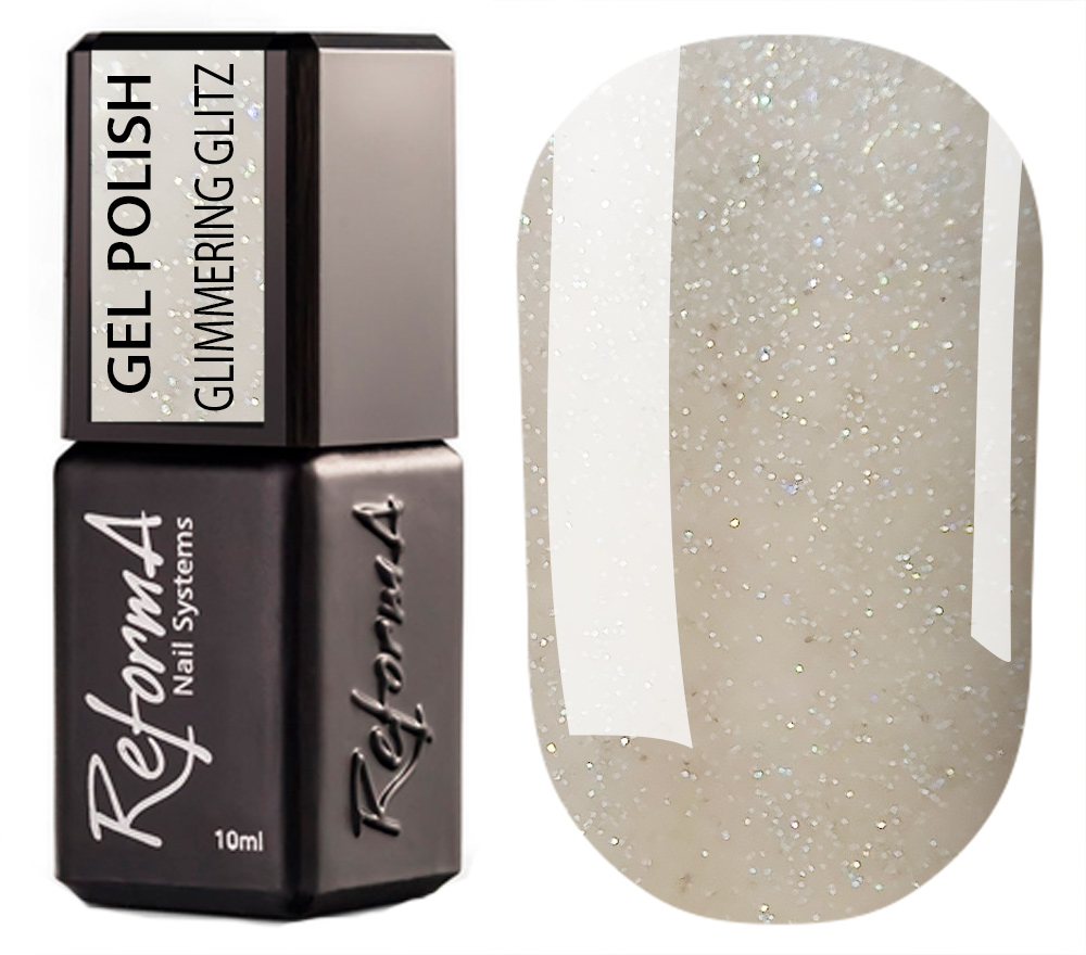 ReformA Гель-лак Gel Polish Glimmering Glitz, 10 мл ReformA Гель-лак Gel Polish Glimmering Glitz, 10 мл