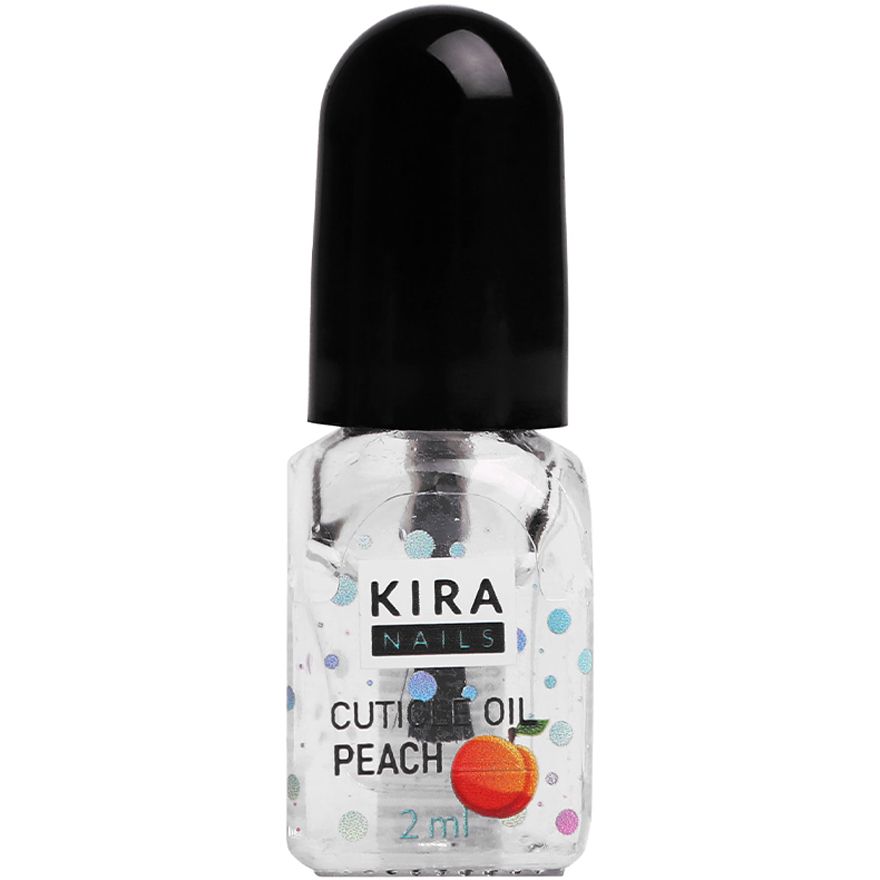 Kira Nails Cuticle Oil Peach - cuticle oil, peach, 2 ml