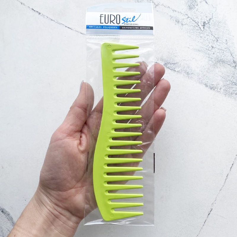 EUROstil Combination hairbrush light green