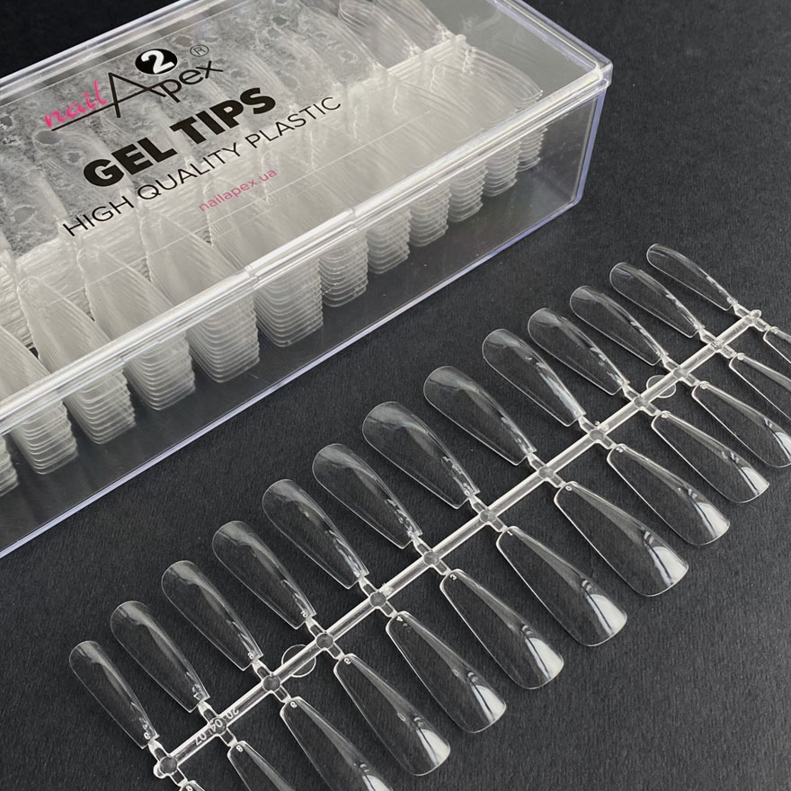 Nailapex Gel tips ballerina №2, 390 pcs.