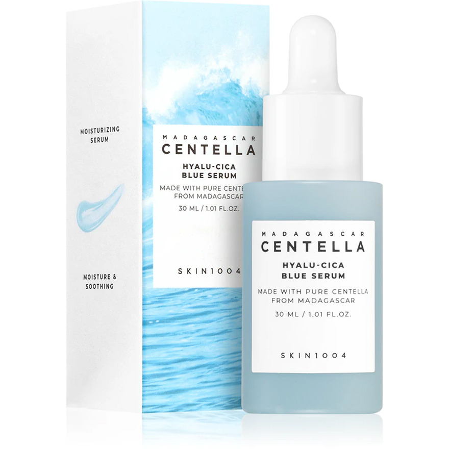 SKIN1004 Сыворотка для лица увлажняющая Madagascar Centella Hyalu-Cica Blue Serum, 30 мл