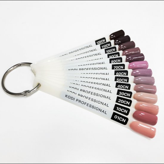 Gel polish Kodi Professional No. CN 020 (tea troyanda, napivprozory), 8 ml