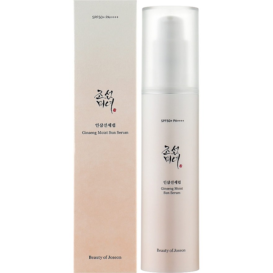BEAUTY OF JOSEON Серум сонцезахисний зволожуючий з екстрактом женьшеню Ginseng Moist Sun Serum SPF 50 +PA++++, 50 мл