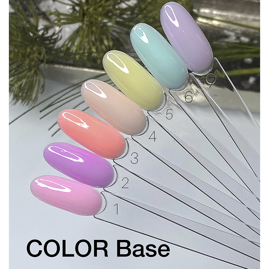 SAGA professional COLOR BASE with brush 01 (light pink), 9 ml