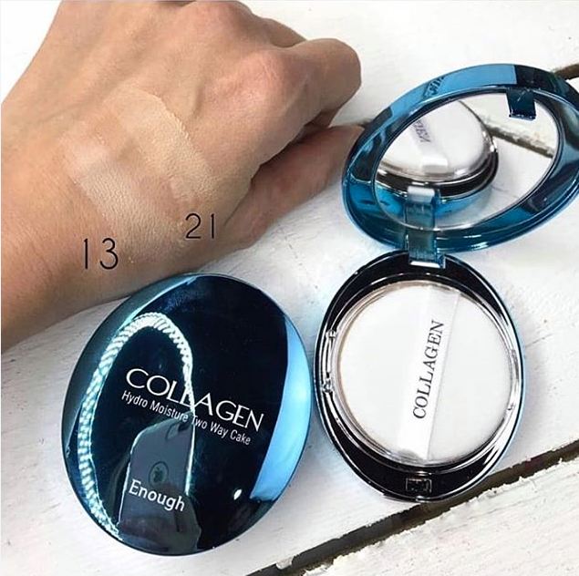 Enough Collagen Hydro Moisture To Way Cake SPF25 PA ++, powder # 13 + refill