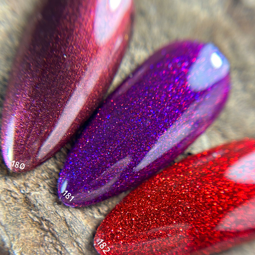GA&MA Gel polish Night collection 182 Royal Red dragon, 10 ml