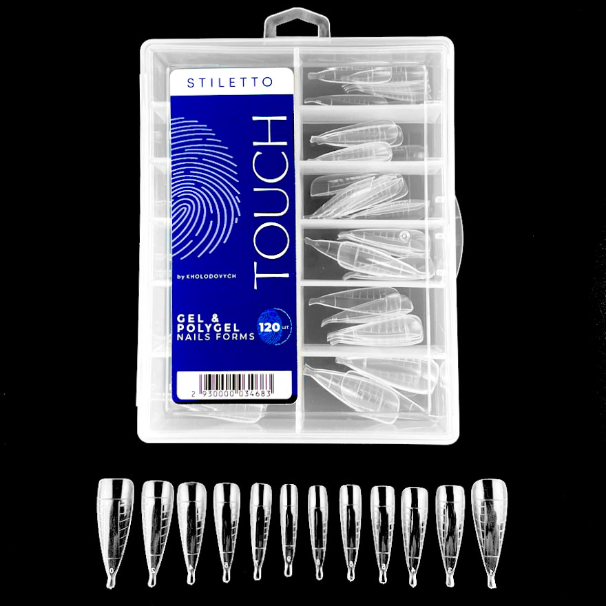 Touch Extension tips, Stiletto (120 pcs.)