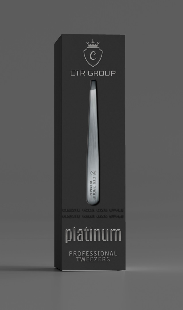 CTR Пінцет для брів Platinum