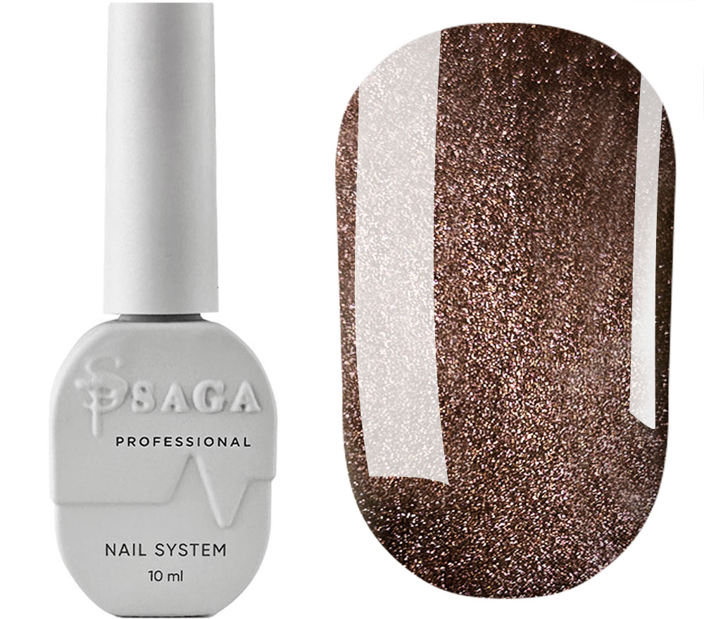 SAGA professional гель лак CAT SHINE 11 (песочно-коричневый), 9 мл SAGA professional гель лак CAT SHINE 11 (песочно-коричневый), 9 мл