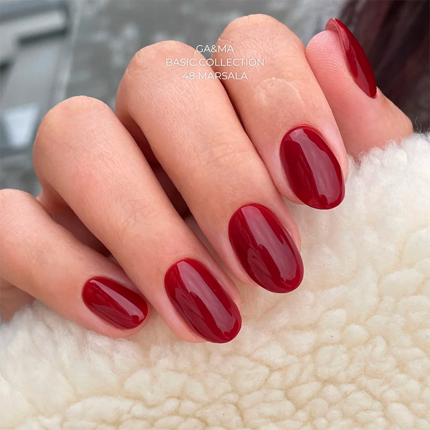 GA&MA Гель-лак Basic collection 048 marsala, 10 мл GA&MA Гель-лак Basic collection 048 marsala, 10 мл