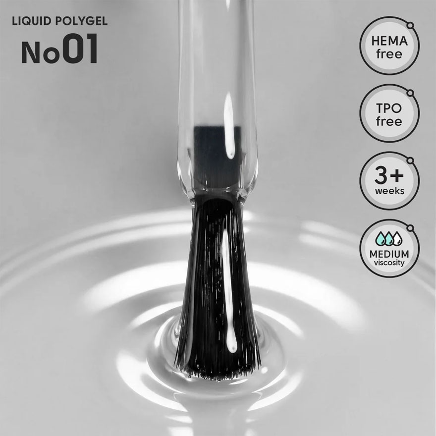 Shelly Жидкий полигель Liquid PolyGel 01, 12 мл