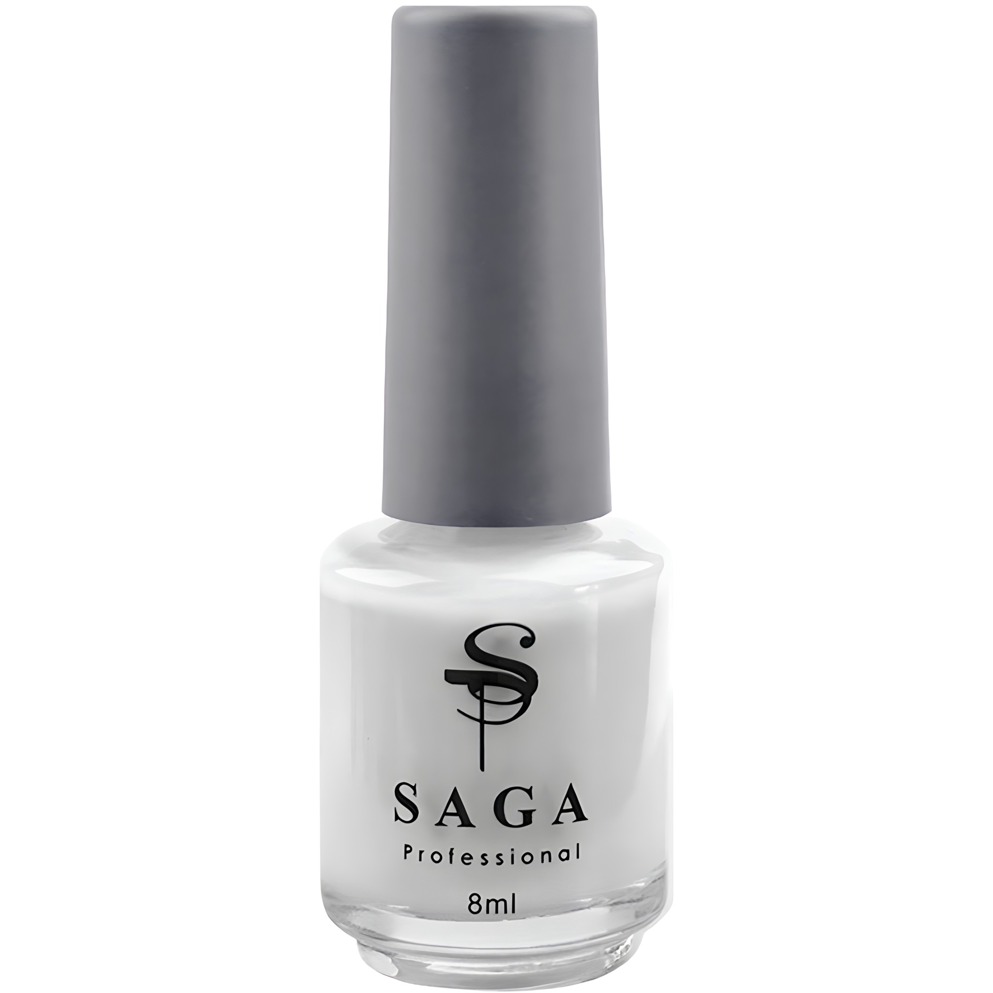 SAGA professional lacquer for stamping 2 (white, enamel), 8 ml