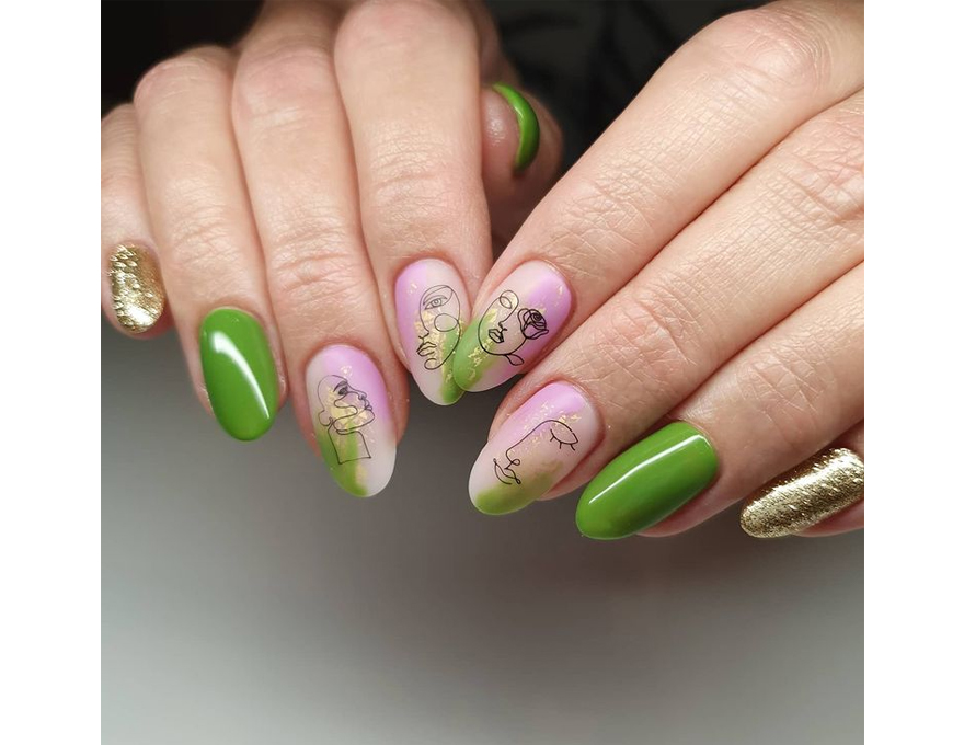 CND Shellac gel-varnish, Crisp Green (light green, enamel), 7.3 ml