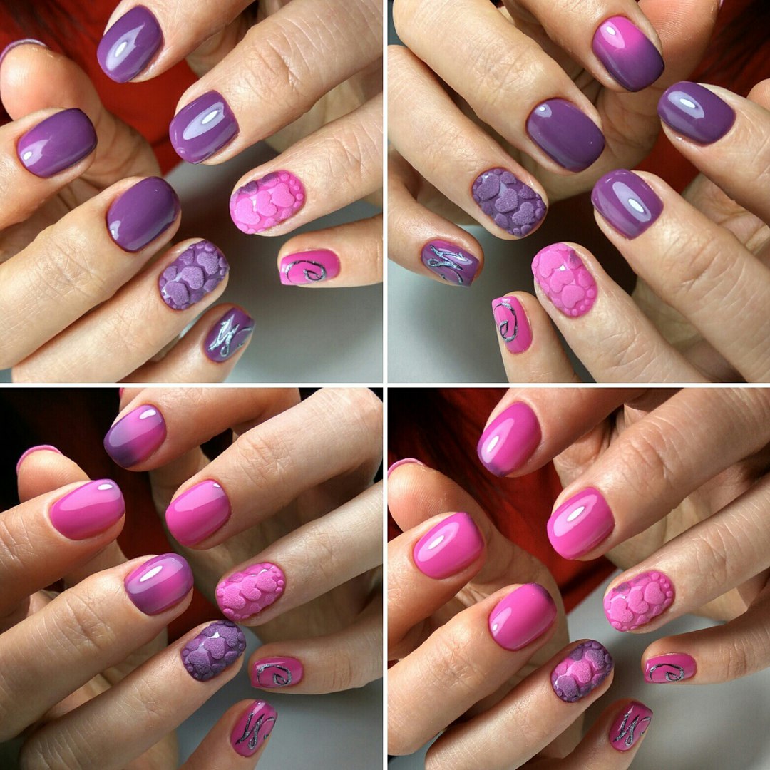Gel Polish Komilfo DeLuxe Termo C007 (eggplant, when heated - muted, dark pink), 8 ml