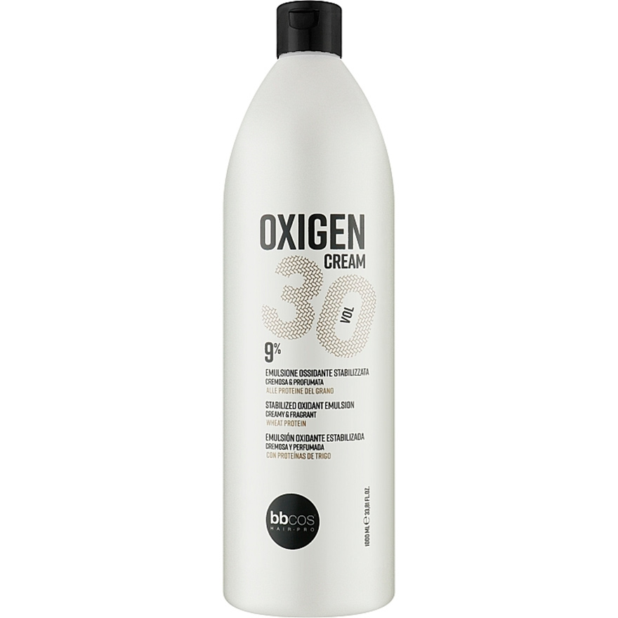 Bbcos Oxygen Cream 9% 30 Vol. Creamy oxidizer, 1000 ml