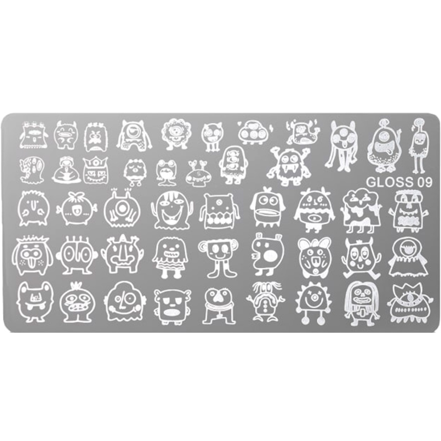GLOSS Stamping plate #09