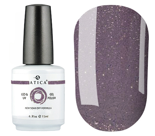 Atica GPM216 Moments gel varnish (dirty lilac, micro shine), 7.5 ml