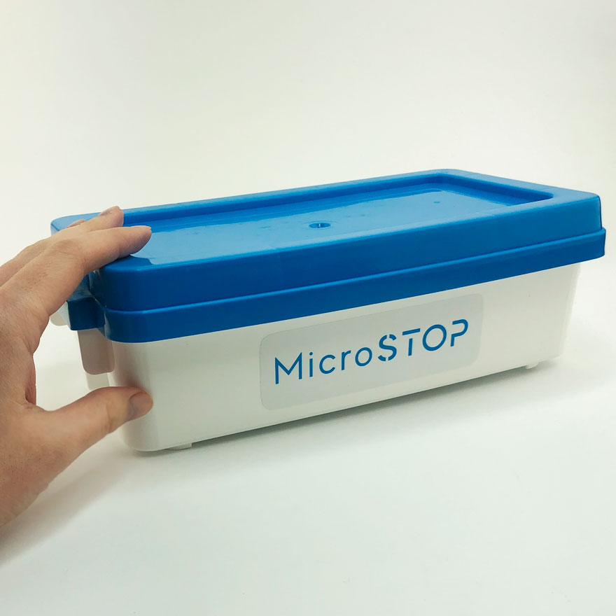 MicroStop Container for disinfection of manicure instruments 1 l