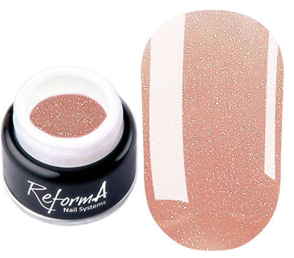 Reforma Cover Base Silver Shimmer - базовое покрытие (френч с серебренным микроблеском), без кисточки, 50 мл