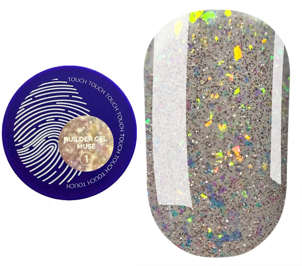 Touch Nail Gel Builder gel MUSE 1, 15 ml
