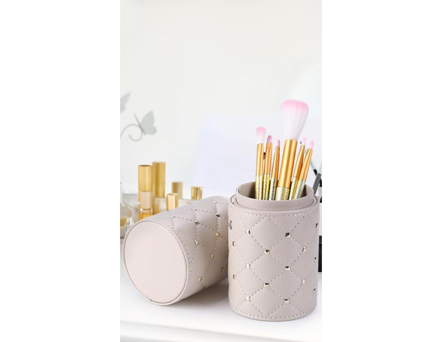 Tube for saving pennies, beige, length 20 cm