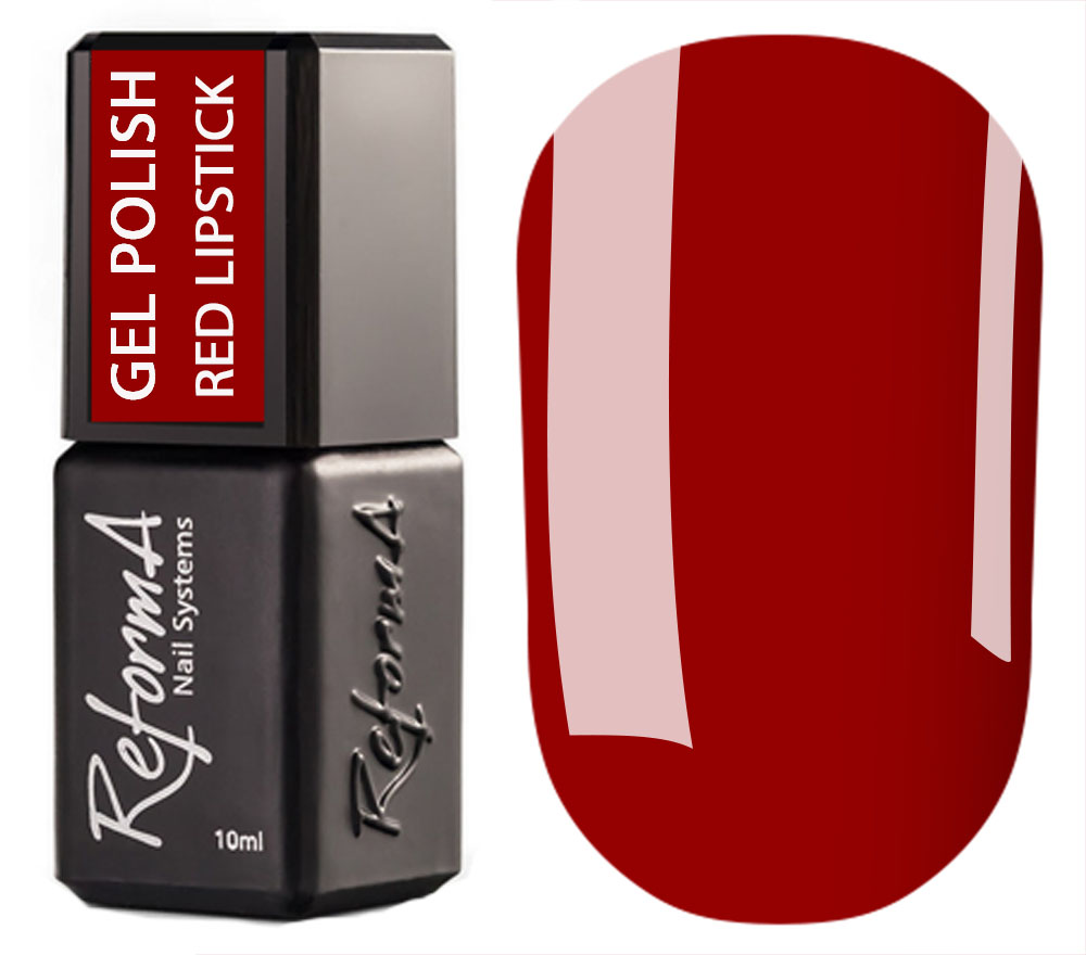 ReformA Gel Polish, Red Lipstick (dark red, enamel), 10 ml