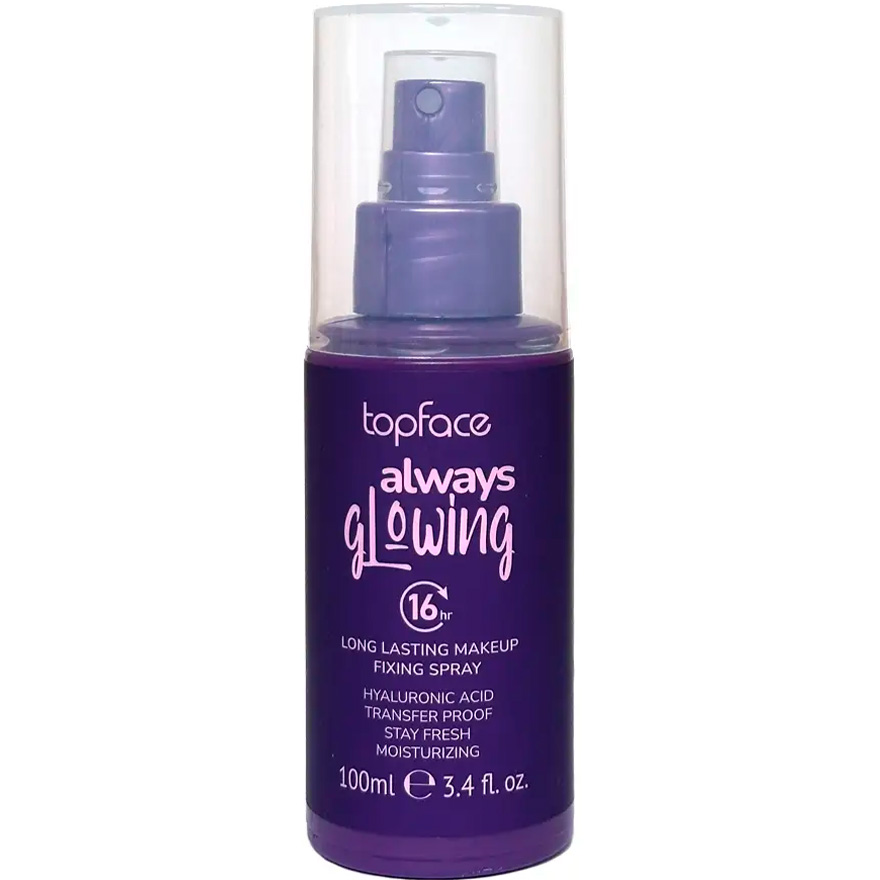 TopFace Spray-fixer "Always Glowing", 100 ml