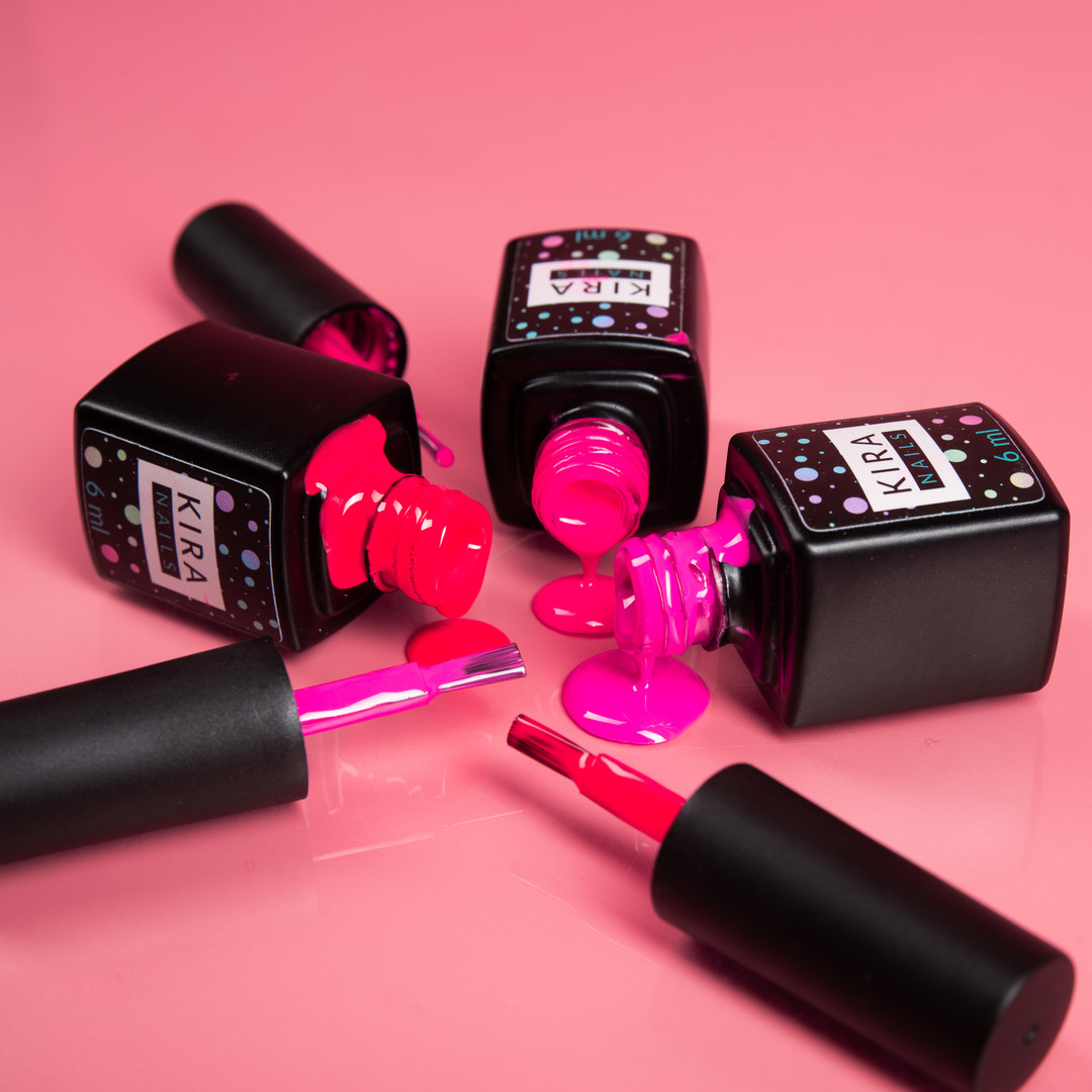 Гель-лак Kira Nails №175 (полуничний сорбет, емаль), 6 мл