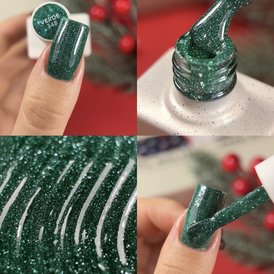 Nails Of The Day гель-лак Gel polish Verde-348, 10 мл