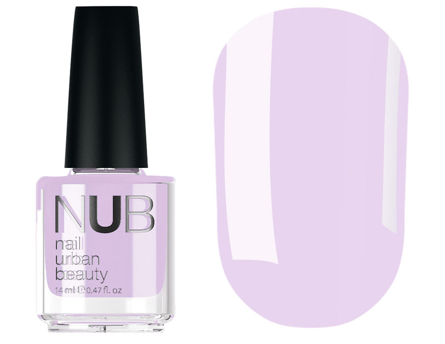 Nail polish NUB 035 Icy Lilac (lilac, enamel), 14 ml