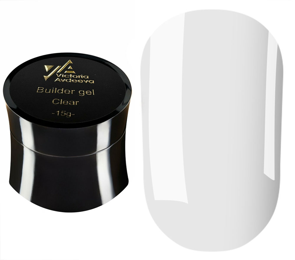 Victoria Avdeeva Гель для ногтей Builder gel Clear, 15 мл Victoria Avdeeva Гель для ногтей Builder gel Clear, 15 мл