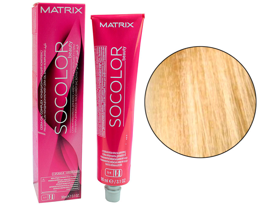 Крем-краска для волос Matrix So Color 9W (9.3) теплый светлый блондин, 90 мл