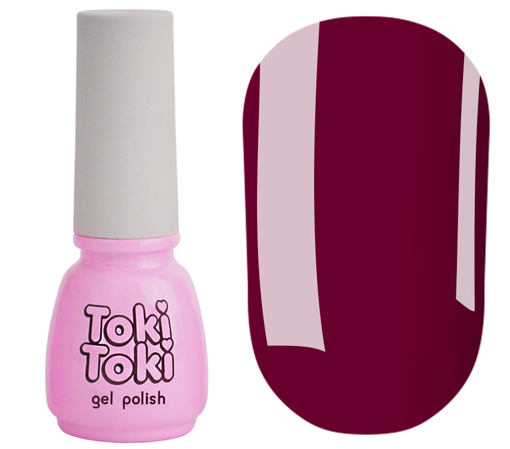 Toki Toki Gel nail polish Lady in Red 007, 5 ml