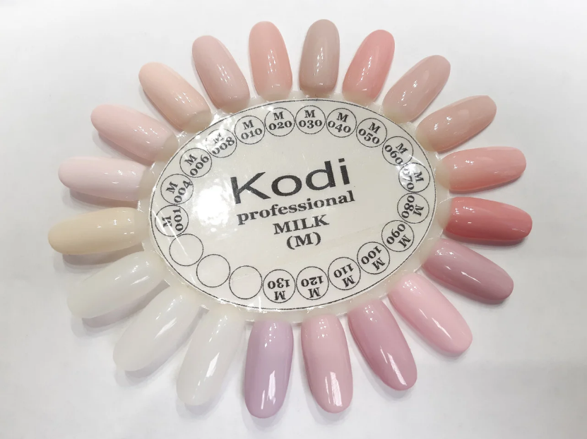 Kodi Professional gel varnish No. M 010 (light pink, enamel), 8 ml