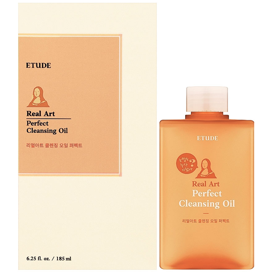 ETUDE HOUSE Real Art Perfect Cleansing Oil - hydrophilic oil for sensitive skin, 185 ml