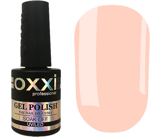 Гель-лак OXXI Professional №201 (светлый персиково-розовый, эмаль), 10 мл