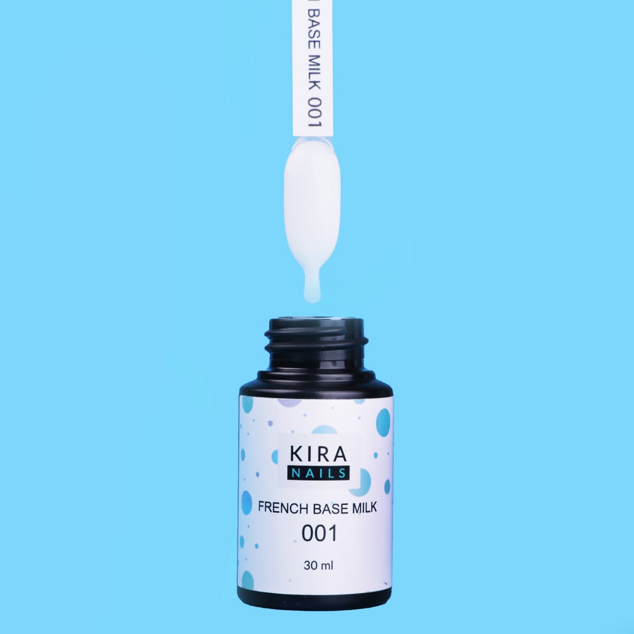 Kira Nails French Base Milk 001 (молочна), 30 мл Kira Nails French Base Milk 001 (молочна), 30 мл