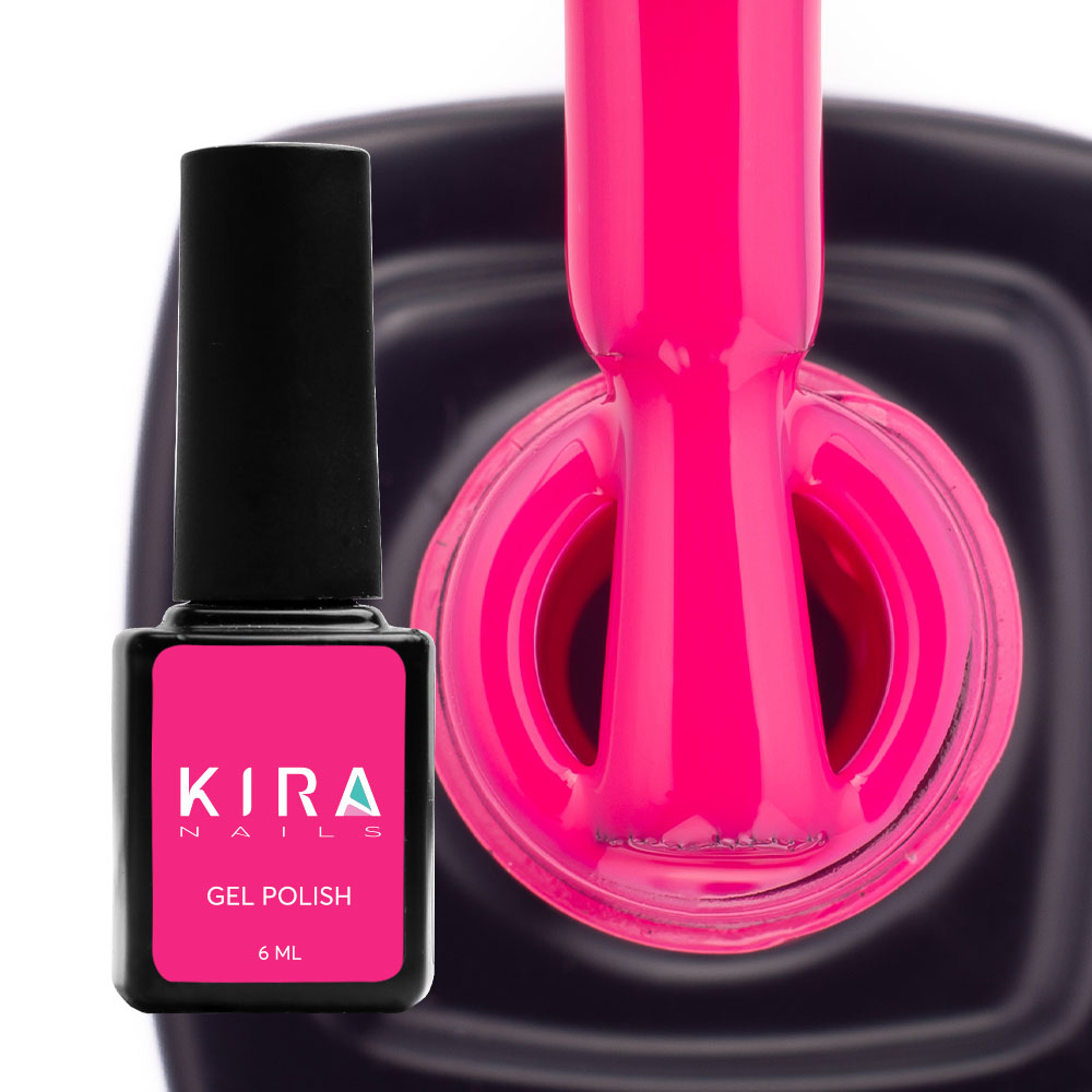 Kira Nails gel-varnish No. 165 (fuchsia, enamel), 6 ml Kira Nails gel-varnish No. 165 (fuchsia, enamel), 6 ml